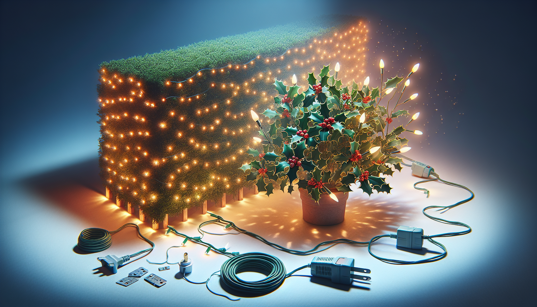 Elevating Your Holiday Decor: Mastering the Art of Lighting Up Holly Bushes and Hedgerows