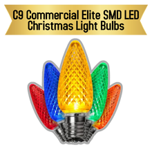 Load image into Gallery viewer, C9 Commercial Elite SMD LED Christmas Light Bulbs
