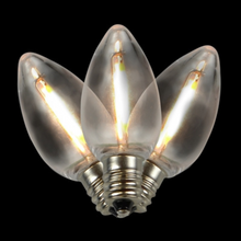Load image into Gallery viewer, HBL Transparent Smooth Filament LED C7 bulbs
