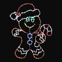 Load image into Gallery viewer, HBL Gingerbread Wire Frame Art
