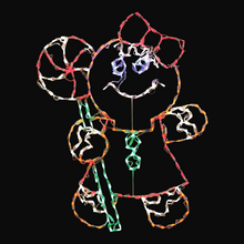 Load image into Gallery viewer, HBL Gingerbread Wire Frame Art
