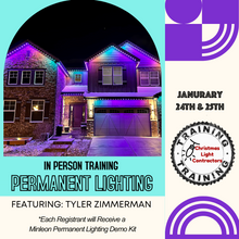 Load image into Gallery viewer, Colorado- IN PERSON TRAINING: PERMANENT LIGHTING  (January 24-25th, 2025)
