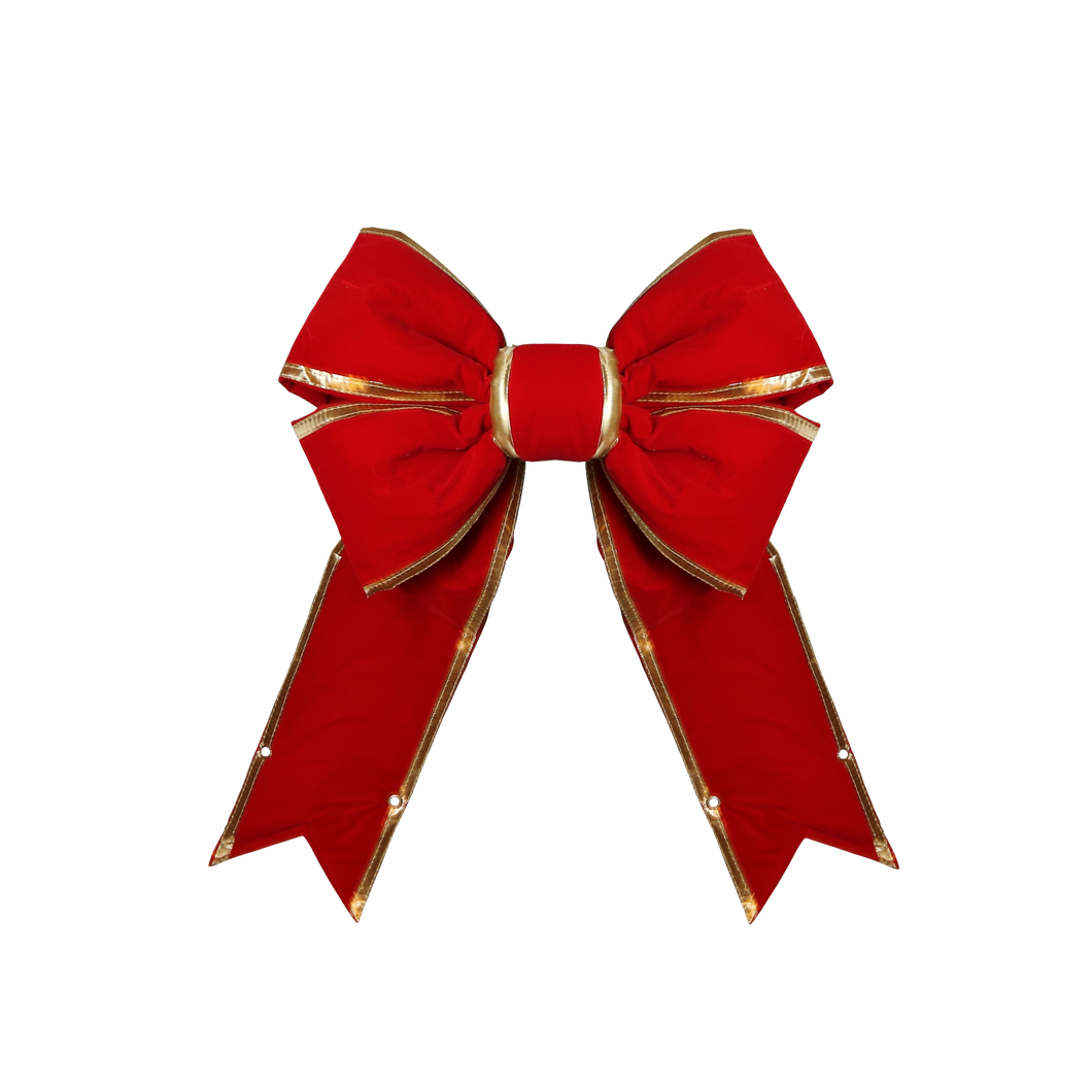 Minleon Red Velvet Bow