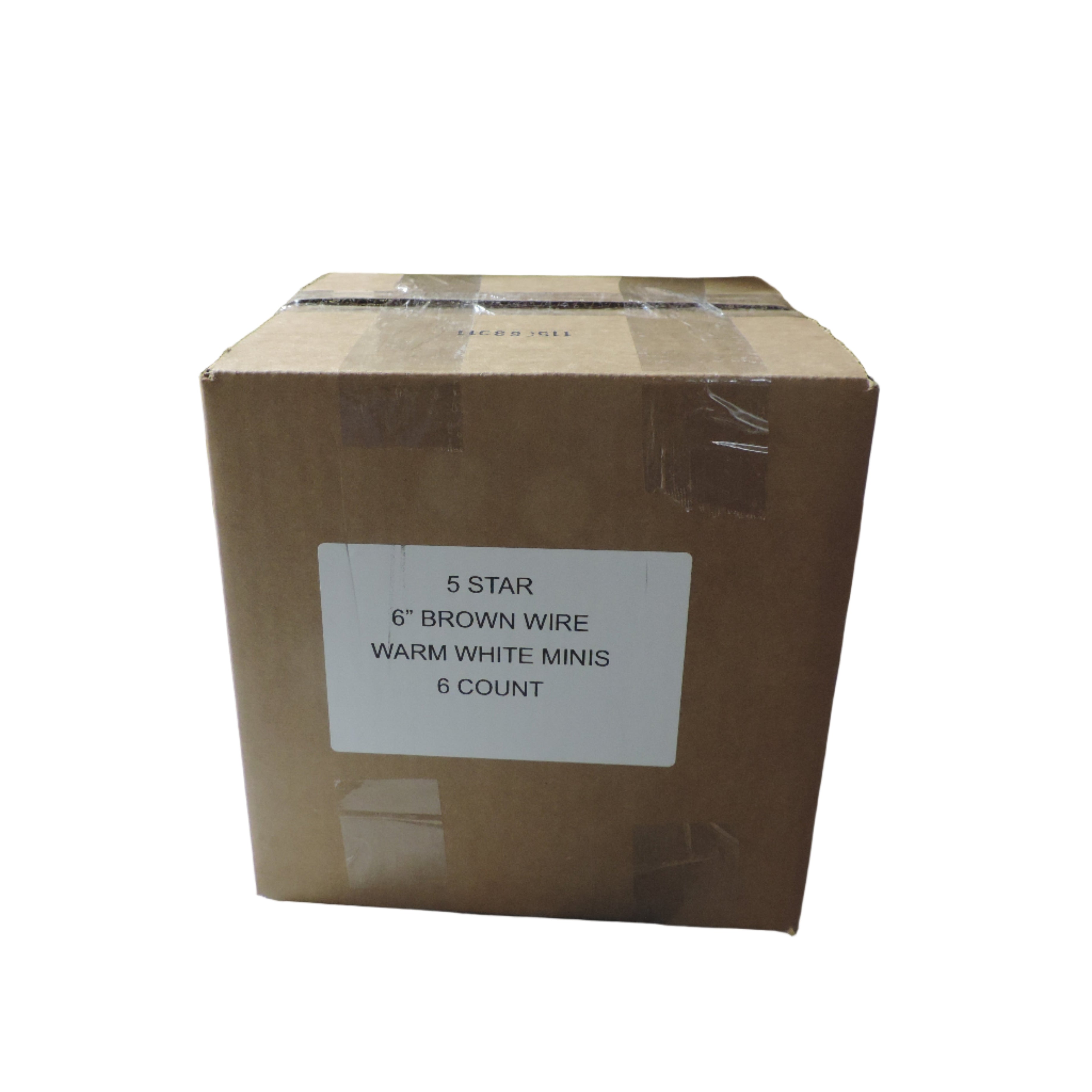 5 Star, Warm White, 50L 6", 5MM (partial Case)