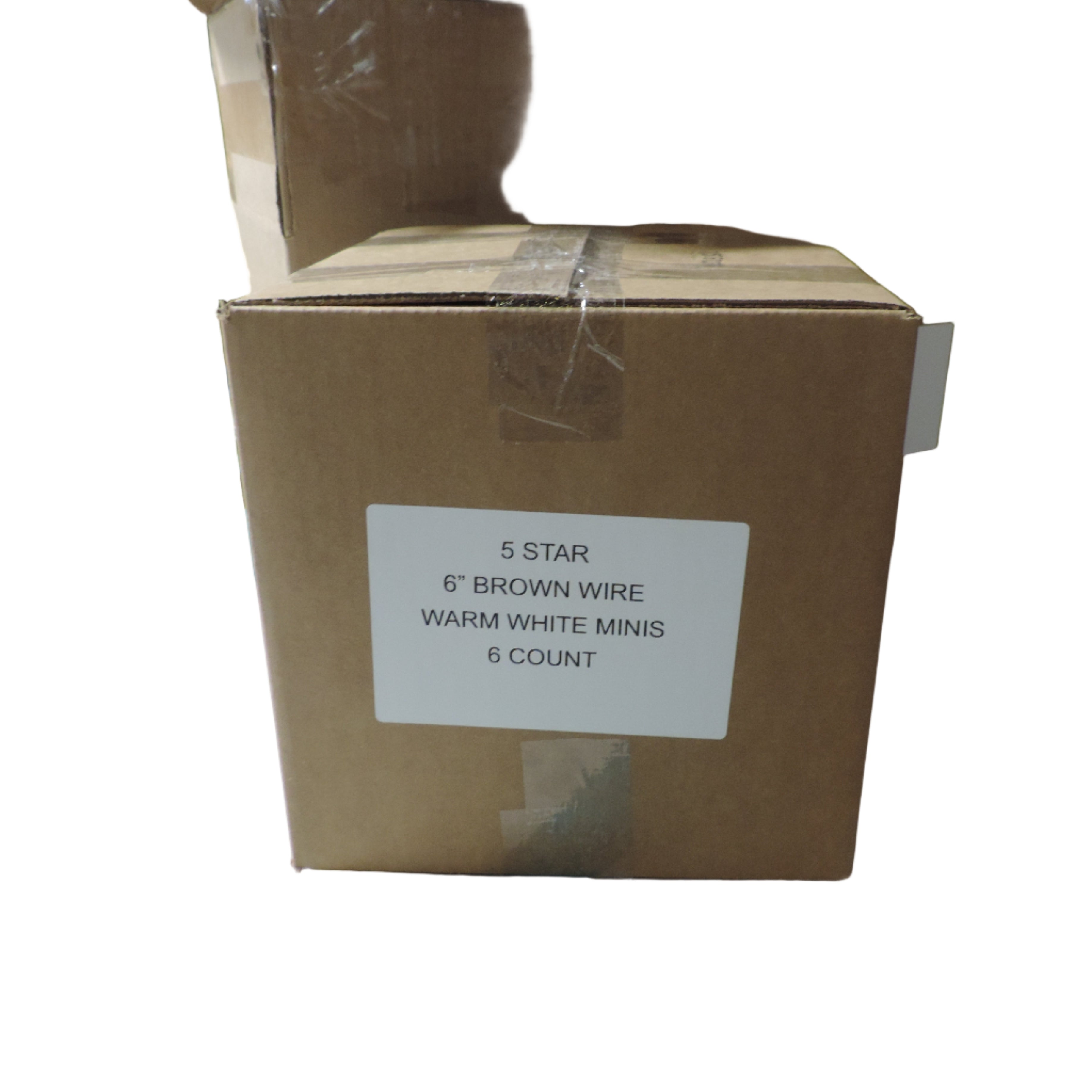 5 Star, Warm White, 50L 6", 5MM (partial Case)