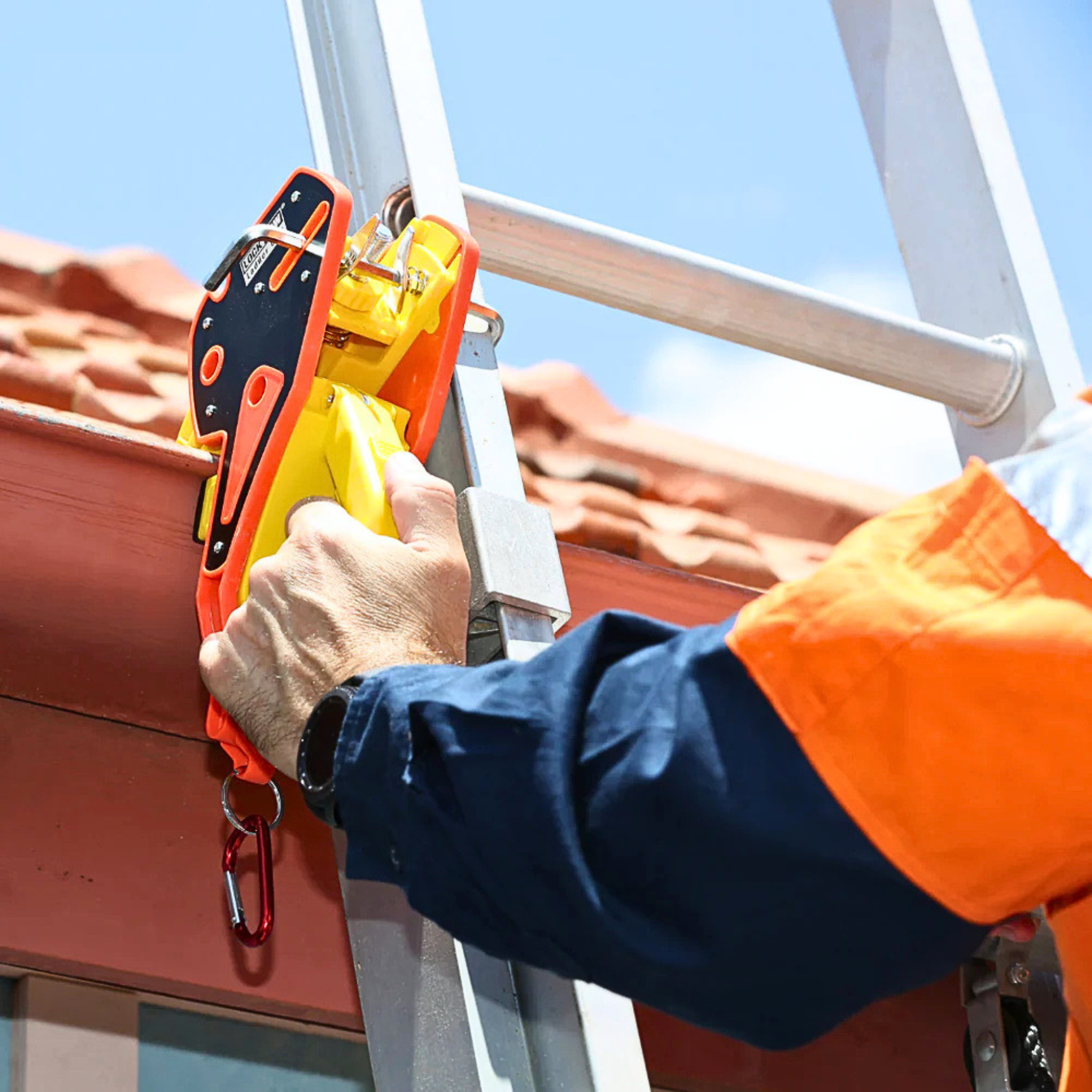Lock Jaw Ladder Grip - Ladder Stabilizer for Gutter & Roof Access