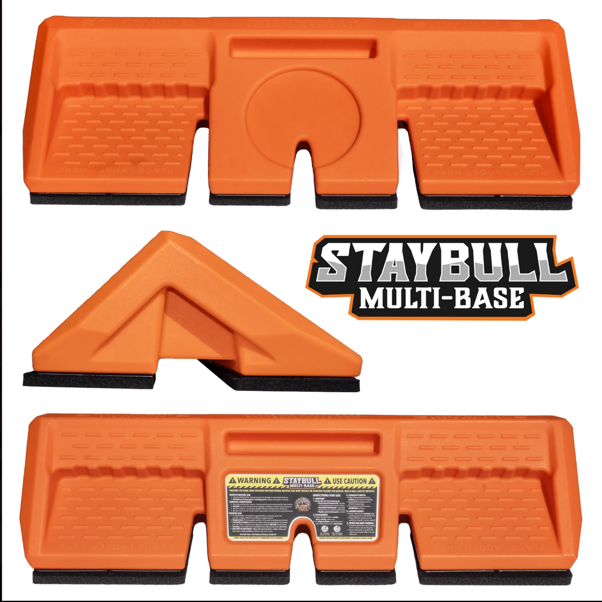 STAYBULL MULTI-BASE™ LADDER & ROOF STABILIZER