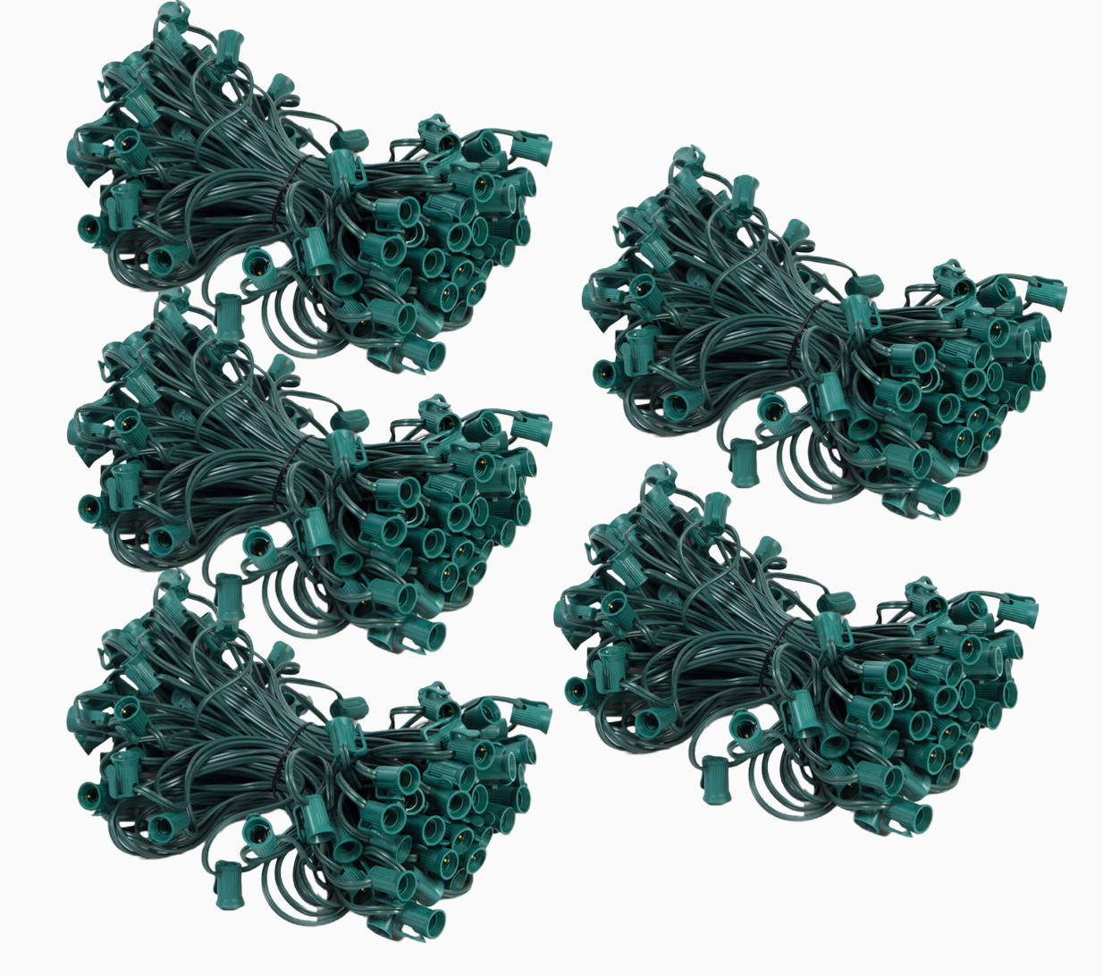 Socket Cord - C9 Socket Cord: SPT-1 (100 socket - 125ft) 15" spacing